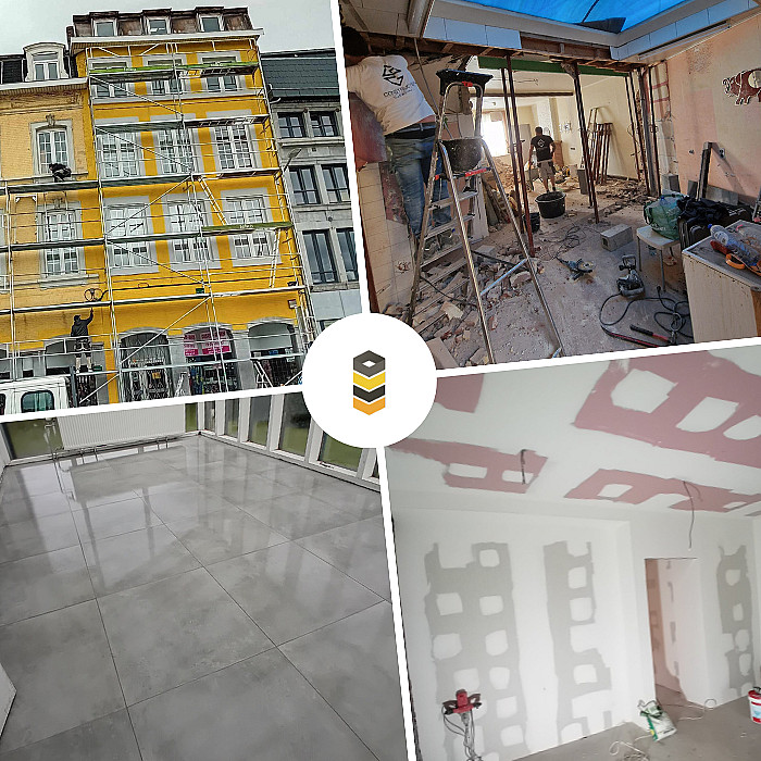 Rénovation générale, maçonnerie, égouttage, gros œuvre, travaux de maçonnerie, toiture, architecture 
                  rénovation, architecture transformation, Saint-Nicolas, Sprimont, Nandrin, Neupré, Esneux