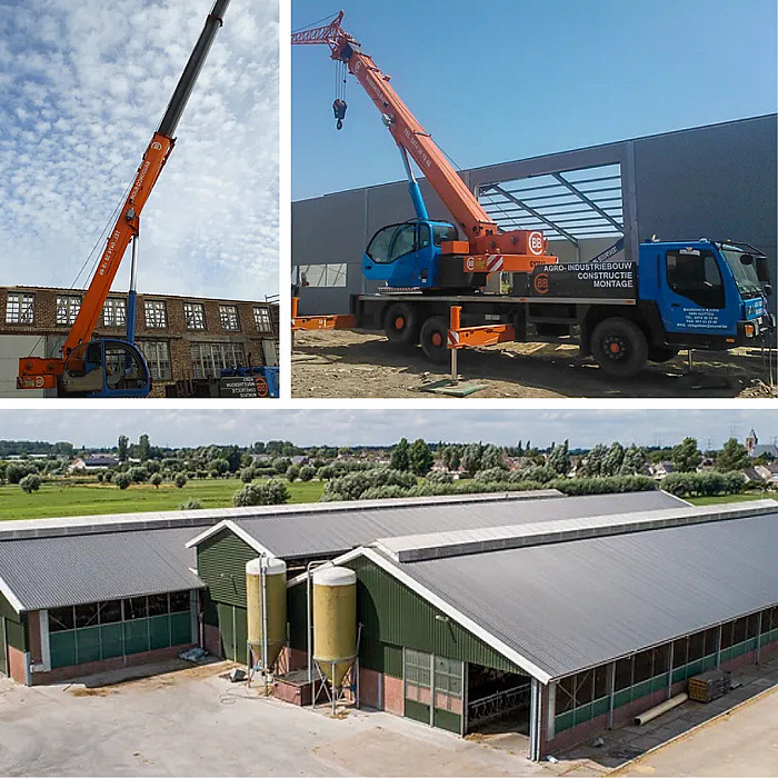 Rénovation industrielle, rénovation agricole, recouvrement de toiture, 
                   isolation, panneaux sandwich, renforcement structurel, Mons, Charleroi, Tournai