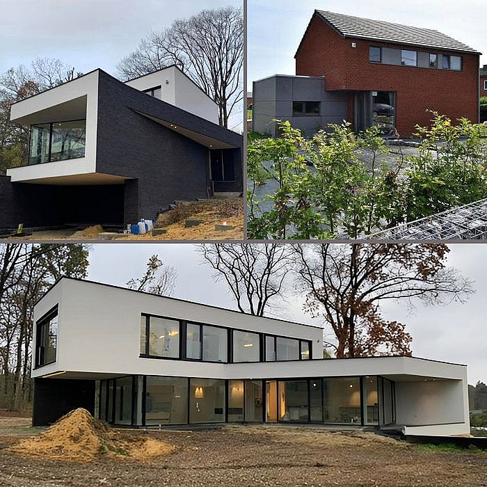 Gros œuvre, maison contemporaine, immeuble à appartements,
                  fondations, terrassement, murs porteurs, dalle en béton, stabilité, coffrage,
                  construction, béton armé, structure