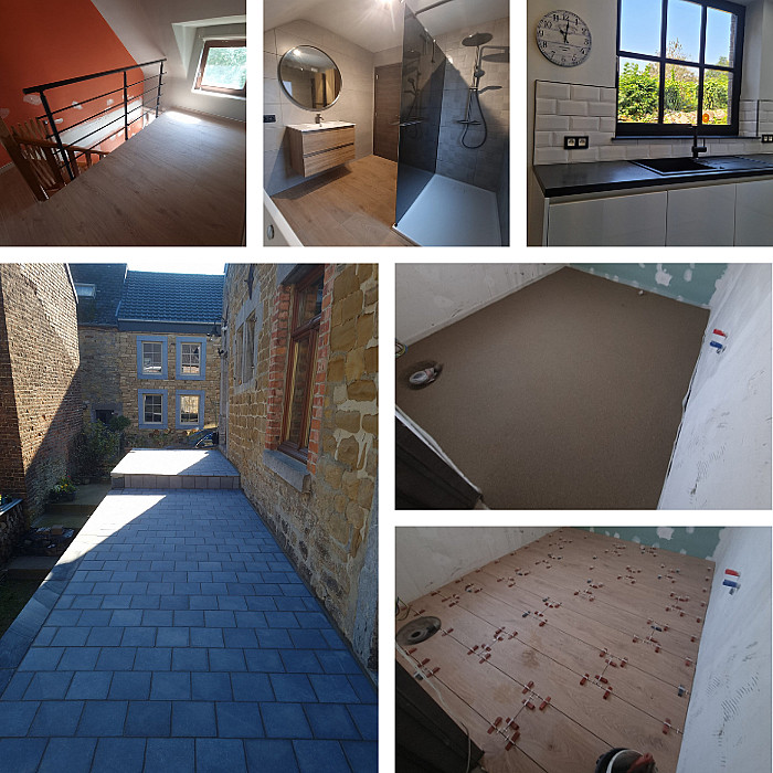 Rigueur, précision, minutie, coulage chape, séchage chape, nouvelle chape