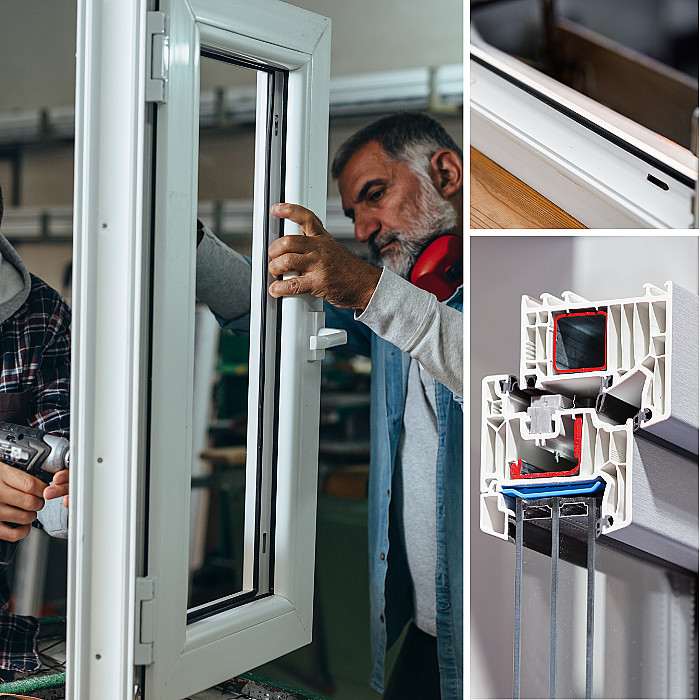 Pose de châssis, PVC, bois, alu, aluminium, isolation thermique