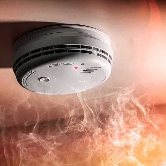 Alarme incendie, déteceur incendie, fumée