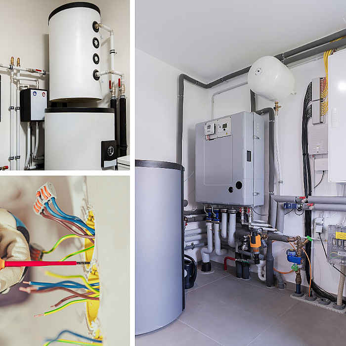 chauffagiste, plombier, chauffage, sanitaire, installation chaudière, pompe à chaleur, chauffe-eau, plomberie, rénovation salle de bain, électricité générale, châssis, portes d'entrée, vitrage, moustiquaire, électricité, mise en conformité, salle de bain, chauffe-eau, entretien chaudière, électricien