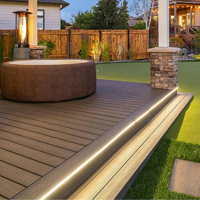 abris de jardin, terrasse en bois, escaliers extérieurs, isolation thermique