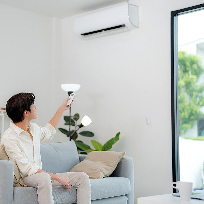 Système réversible, confort thermique, chaud, froid, air