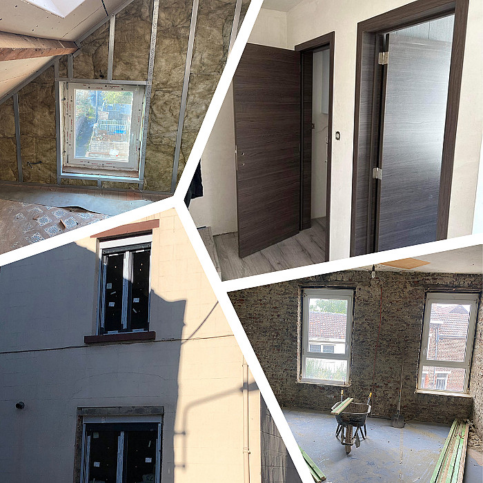 Châssis, menuiserie, portes, fenêtres, bois, pvc, aluminium