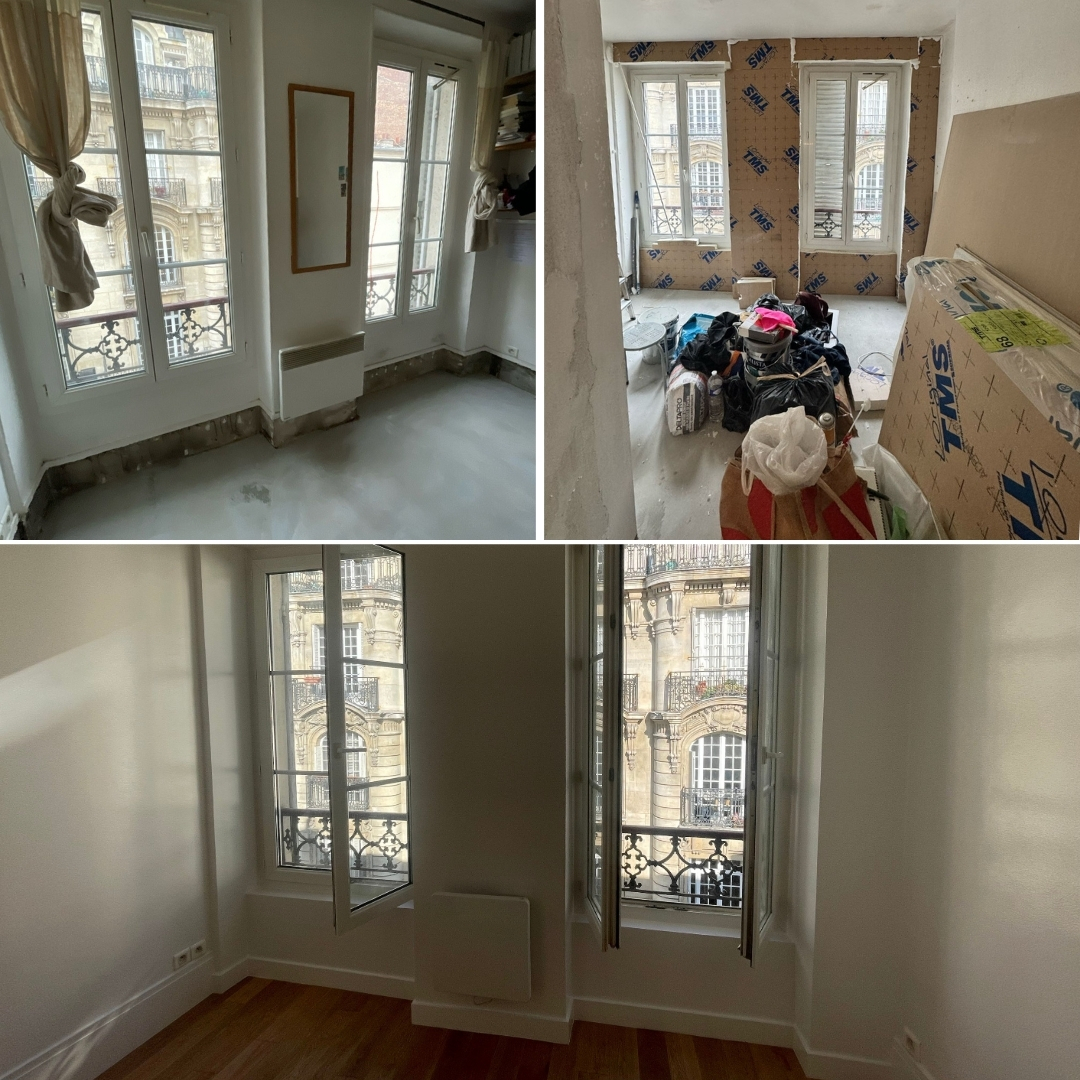 rénovation d’appartement, rénovation intérieure, rénovation cuisine, rénovation salle de bain, Paris 08ᵉ, Paris, Île-de-France, sanitaire, électricité, cloisons, sols et murs, carrelage, isolation, démolition