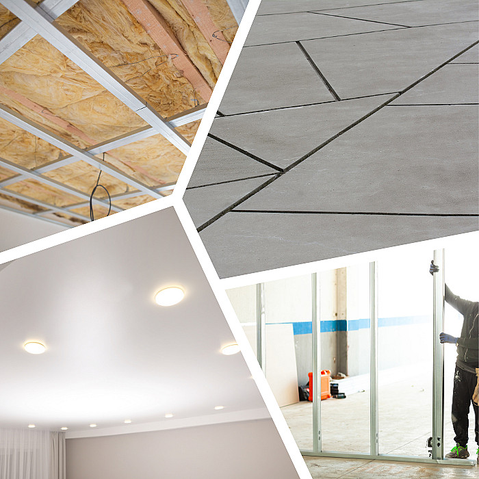 Faux plafonds, isolation, plancher isolé, solutions modulables