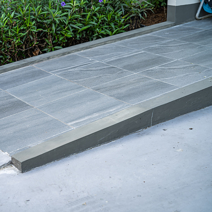 Rampe, accès, bâtiment, habitation, pmr, fauteuil roulant