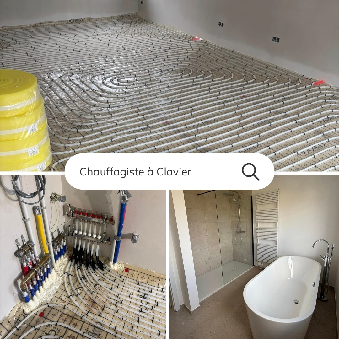 chauffagiste Clavier, plombier Hamoir, salle de bain Marchin, chauffage sanitaire, rénovation salle de bain Liège