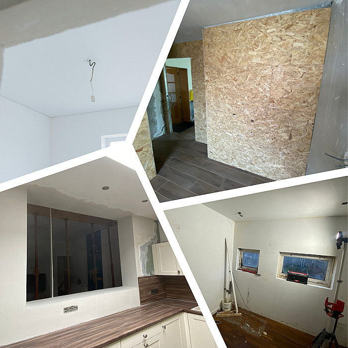Plâtrage, enduit, murs, lissage, peinture, plafonnage, cloisons, rénovation intérieure