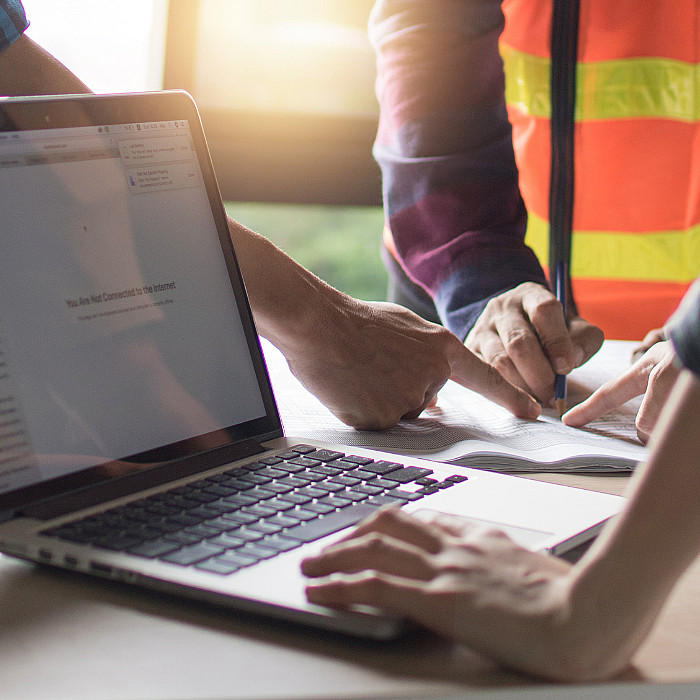 Planning, planification, organisation, précision, démolition, intervention, corps de métier