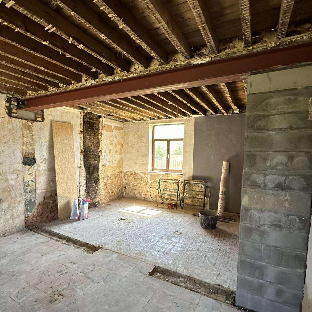 maçonnerie, maçon, ouverture de baie, dalle béton, sols, Soumagne, Fléron, Beyne-Heusay, Liège