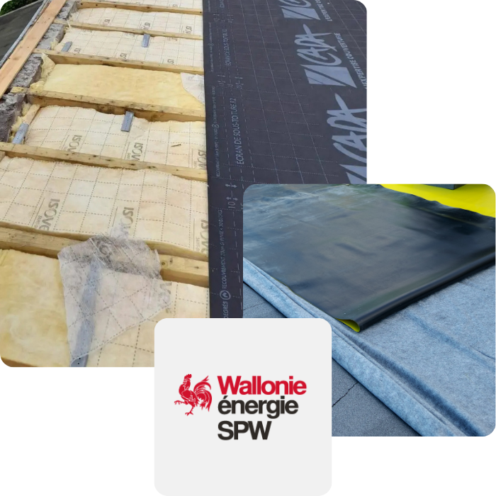 Prime isolation, wallonie, devis gratuit, toiture, toit