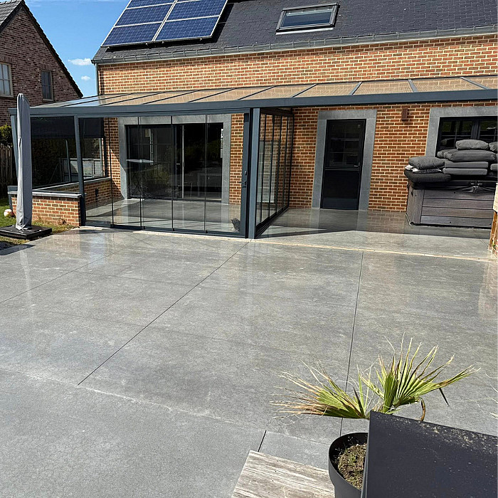 Hangar, usine, entrepots, entreprise, stockage, sols, béton poli, sol en béton