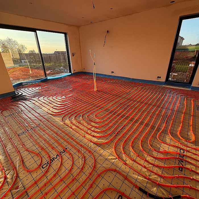chauffage sol, pompe chaleur, confort, chauffage