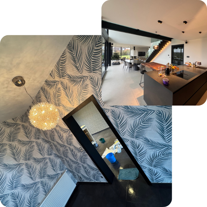 Peinture, décoration, maison moderne, nouvelle déco, rénovation intérieure, peintre, décorateur, parachèvement