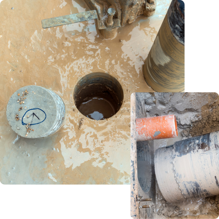 Carottage, perçage, percement, murs, sols, passsage de câble, travaux, construction, rénovation