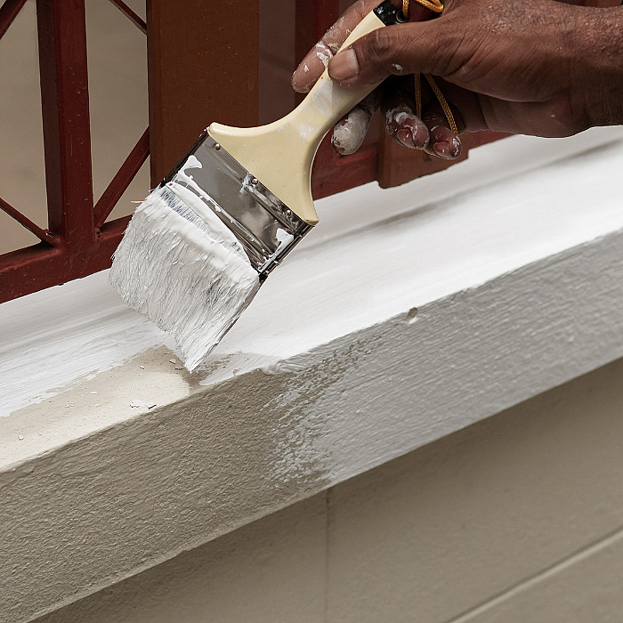 Peinture extérieure, façade, portes, volets, rénovation, nouvelle peinture, entretien