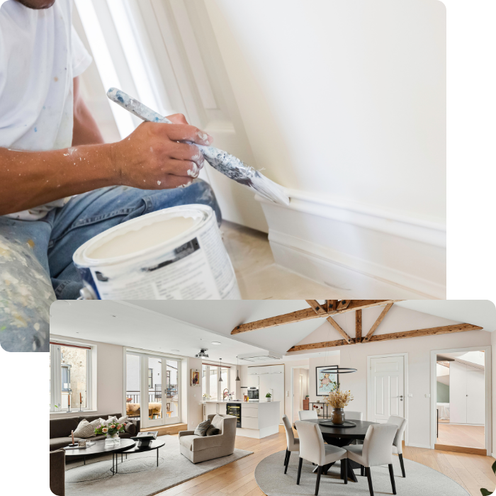 Peinture intérieure, nouvelle peinture, peintre, peintre décoration, nuancier