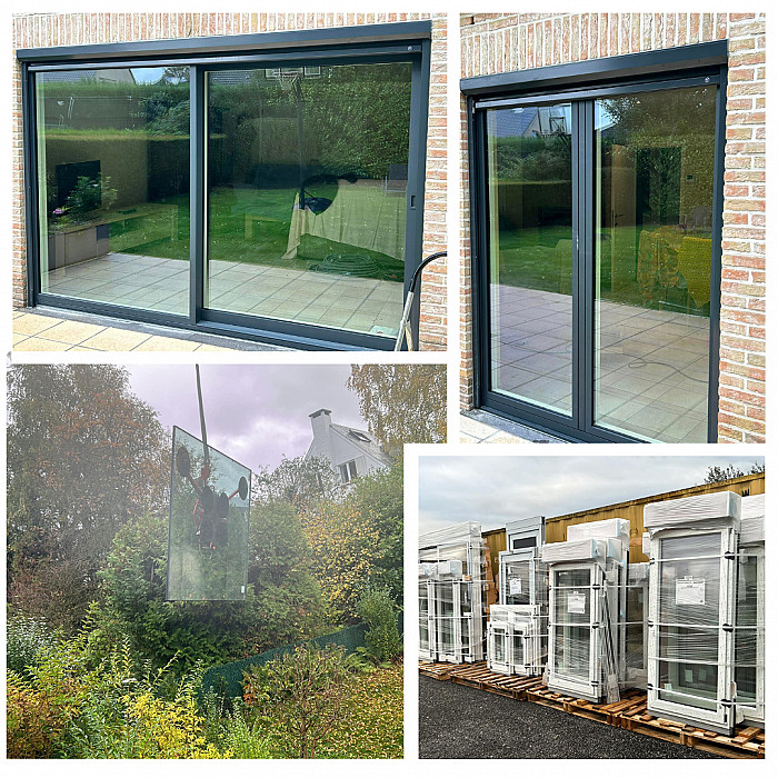 menuisier, menuiserie, portes, fenêtres, châssis alu, châssis pvc, châssis bois, porte intérieure, porte de garage, volets roulants, screen, aménagement camionnette, faux plafonds, isolation combles, pergola