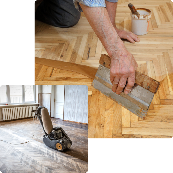 rénovation de parquet, sol en bois, vitrification, ponçage parquet