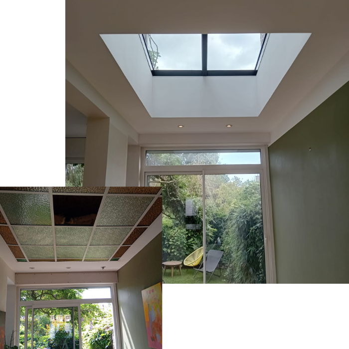 Murs, plafonds, restauration, peinture, ponçage, lissage murs, enduits, verrière, vitrage