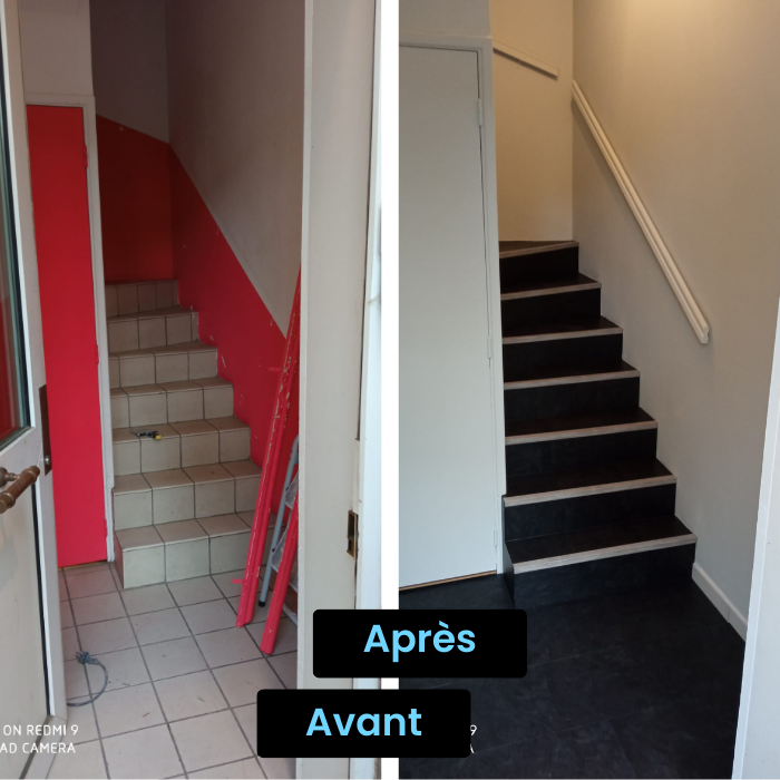 travaux peinture, peinture escaliers, intérieures, nouvelle peinture, rénovation, nouvelle couleur, décapage peinture