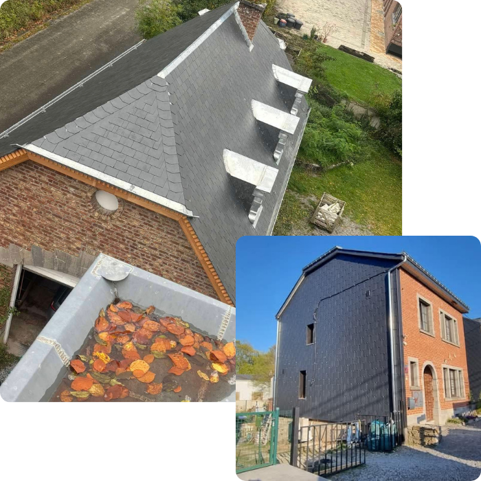 Réfection toiture, couvreur, charpentier, zinguerie, corniches, gouttières, zinc, sarking,
isolation, epdm, roofing, étanchéité