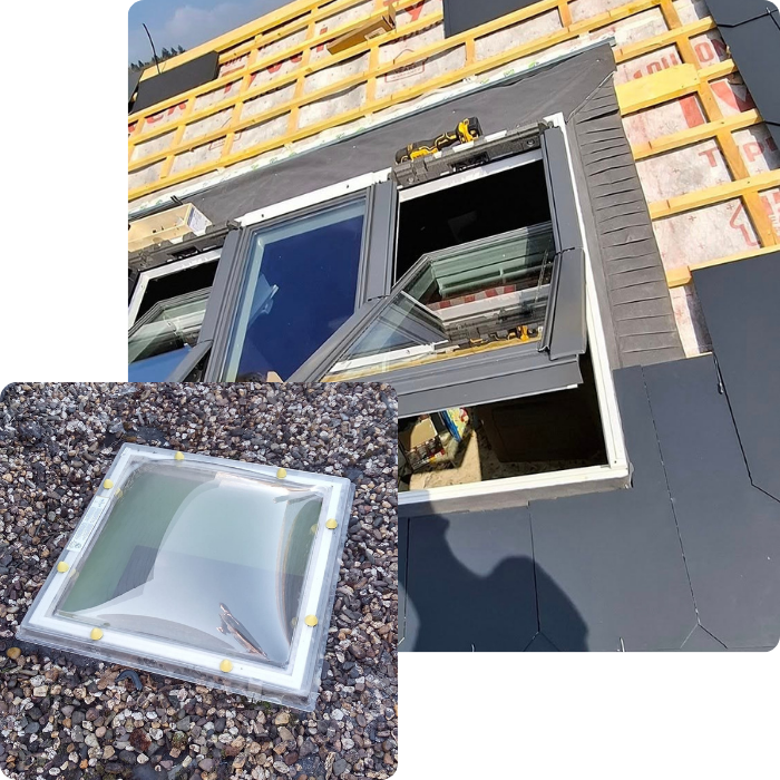 Fenêtres de toit, chien assis, lucarne, création, pose, rénovation, velux, dôme, toiture