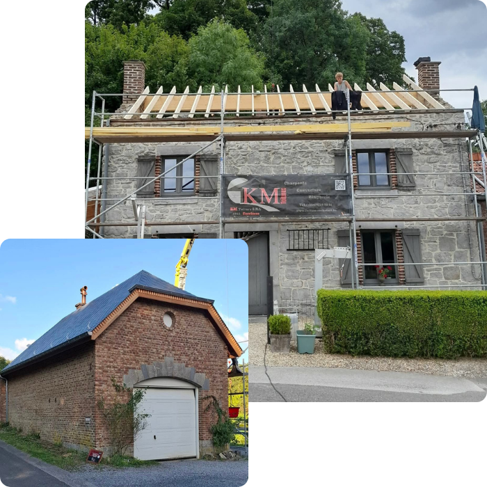 Création de charpente, construction, structure bois, assembalge