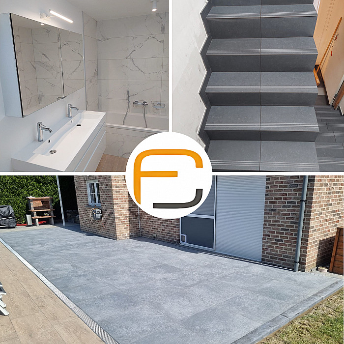 carreleur, carrelage, entreprise de carrelage, pose de carrelage, rénovation intérieure, travaux maçonnerie, chape, carrelage mural, carrelage salle de bain, carrelage intérieur, carrelage extérieur, cloisons, parachèvement, pavage, terrasse, dalle de sol en béton, béton, cimentage