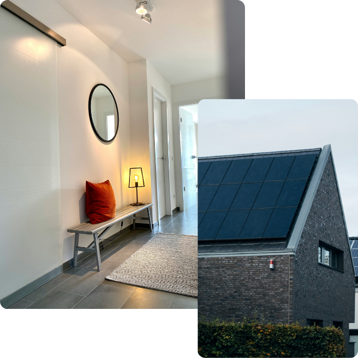 Rénovation intérieure, menuiserie, châssis, toiture, parachèvement, plafonnage, enduit, cloison, panneaux solaires