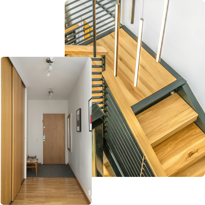 Menuiserie, intérieure, parquet, aménagement, dressing, escaliers, bois, placard, portes intérieures