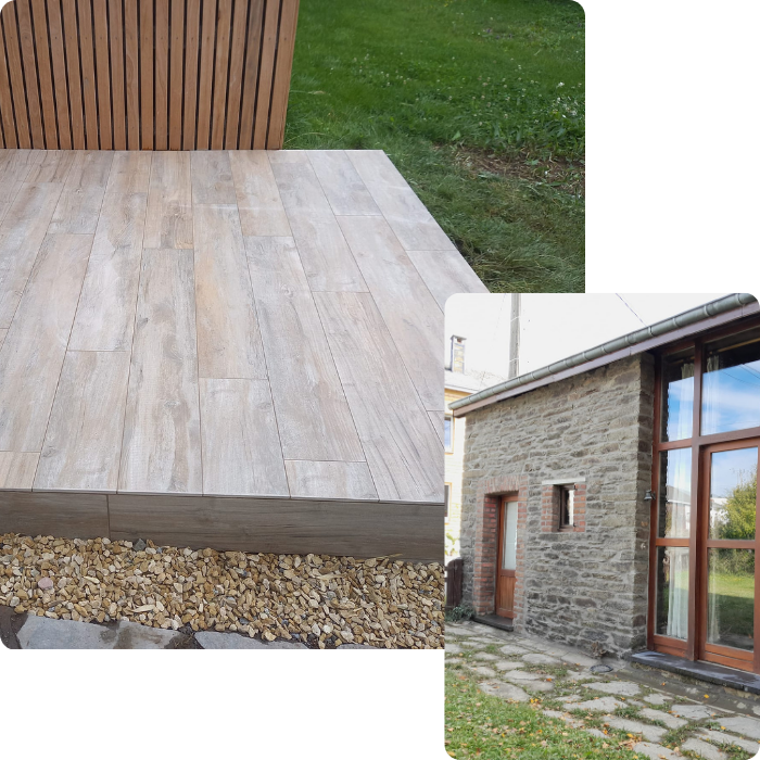 Construction, rénovation, façade, sols, isolation, carrelage, rejointoyage, chape, maçonnerie