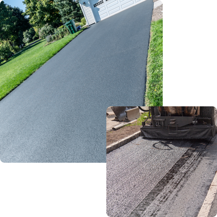 tarmac, asphalte, sols, goudronné, goudron, allée de garage, trottoir