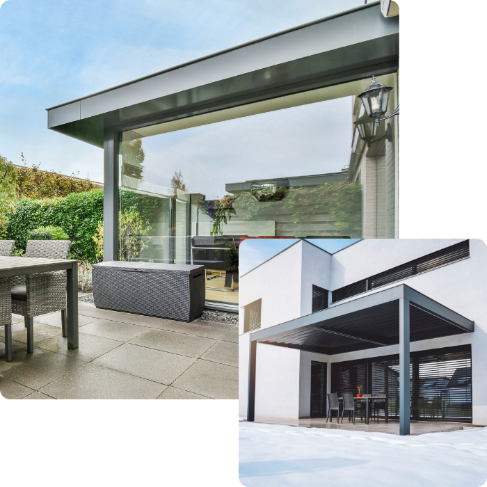 véranda, pergola, abri de jardin, abri extérieur, profilé, pvc, aluminium, bois, installaiton, montage