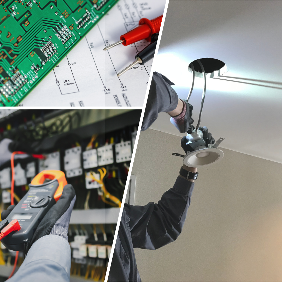 électriciens, problème, coupure, courant, système