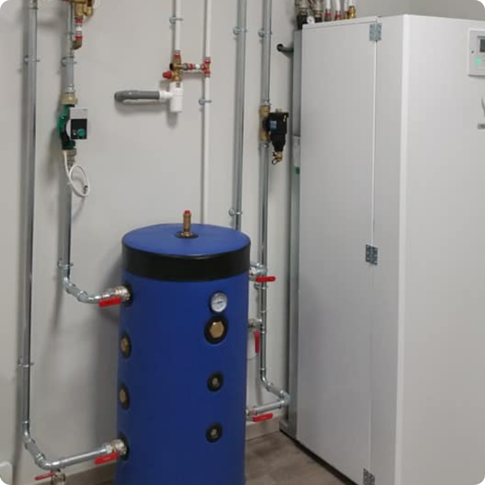 Chauffage, chaudière, installation, système, radiateur, pompe à chaleur, climatisation, système réversible