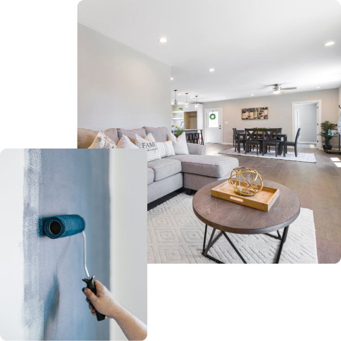 Peintre, peinture, couleurs, nuanciers, plafonds, cloisons, murs, façades, peintures intérieures, extérieures