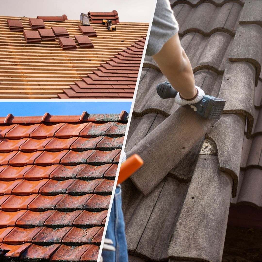 Travaux de couverture, Ardoises, Tuiles, Naturelles ou artificielles