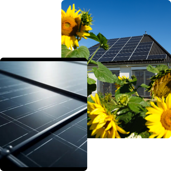 Zonnepanelen, oppervlakte, groene energie, energiebehoeften, installatie, zoninstraling