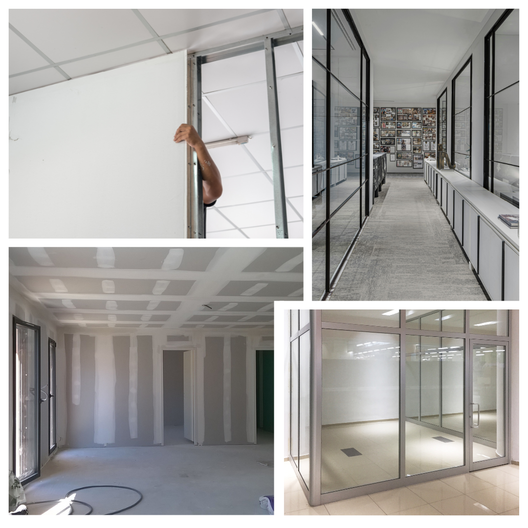 cloison en placo, optimiser les volumes, intégrer des rangements, cloisons phoniques