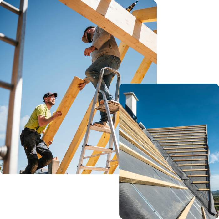 Charpentier, tuiles, ardoises, rénovation toiture, toiture inclinée