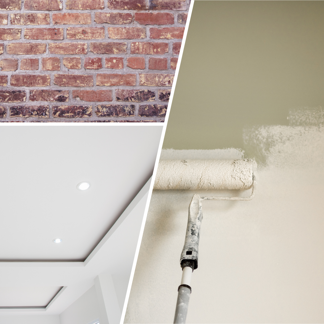 Murs, Plafond, carrelage, peinture, enduit