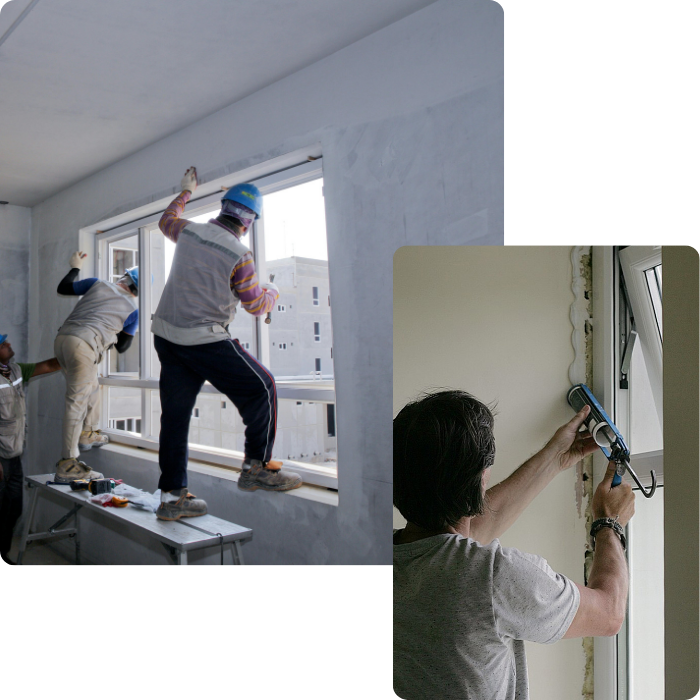 Placement, remplacement, fenêtres, pvc, plastique, alu, aluminium, bois, profilés