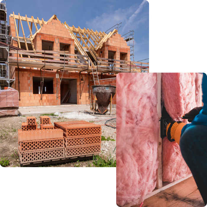 Isolants, isolantion, thermique, acoustique, carports, construction, bétonnage, coffrage, chape, dalle