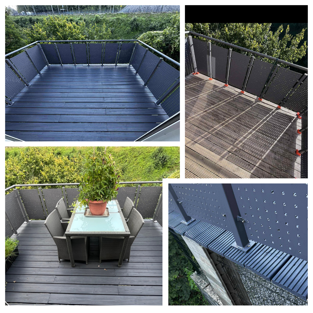 supports extérieurs, nettoyage, grattage, petites réparations