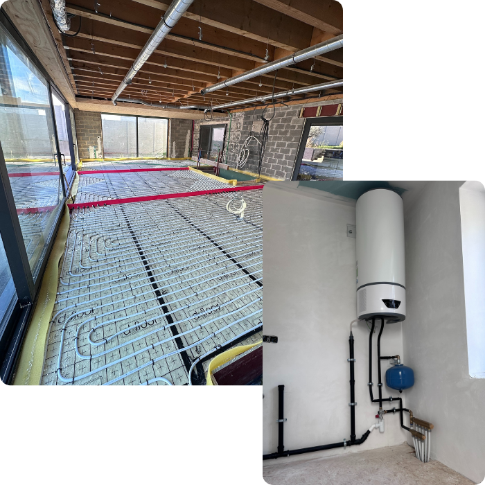 Boiler, chauffe-eau, équipements sanitaires, installation, remplacement, chaudière, système de chauffage