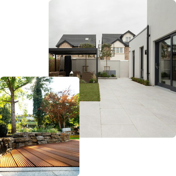 Aménagement extérieur, terrasse, béton, rénovation extérieur, terrassement, pavage, klinkers